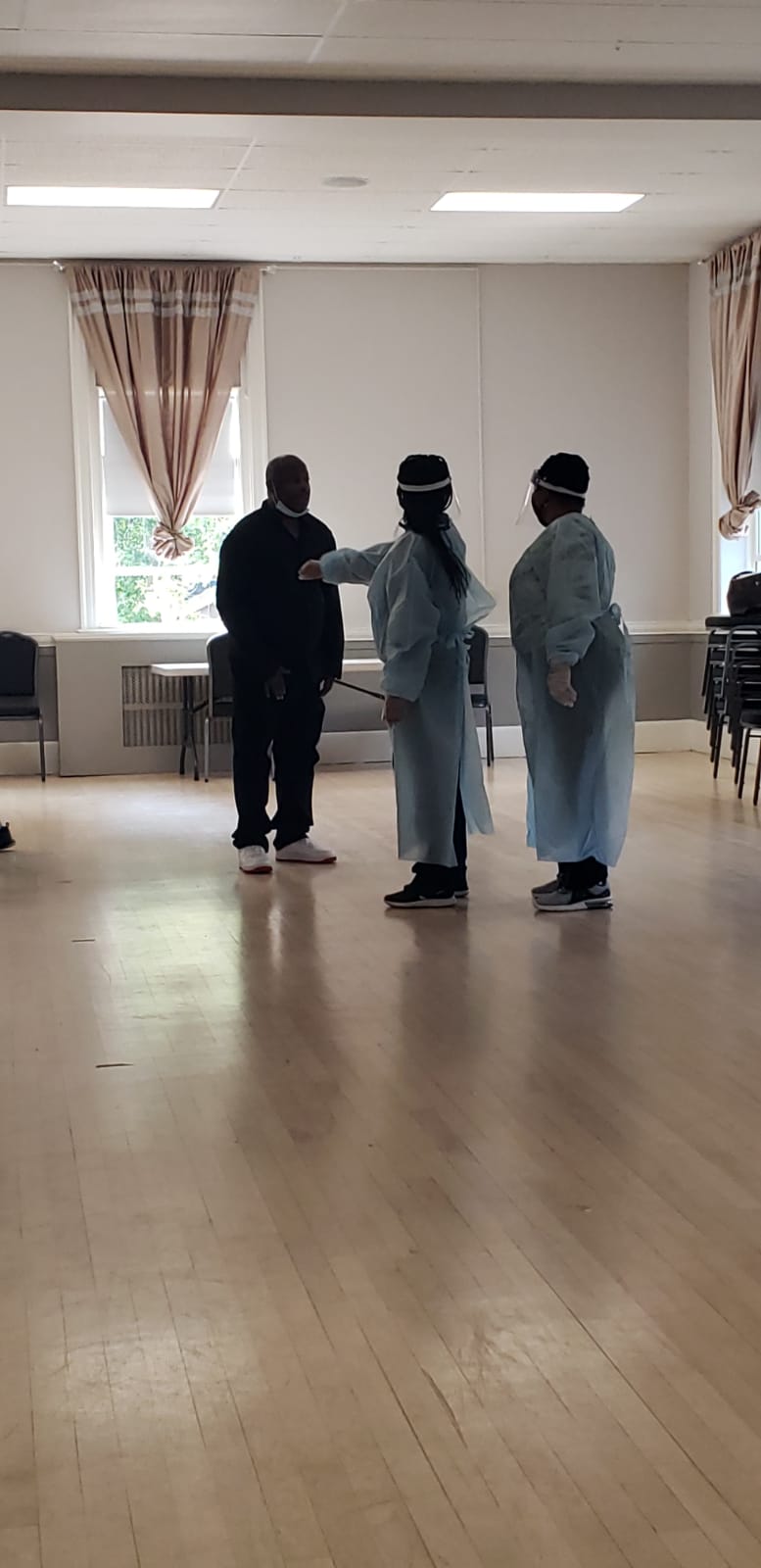 Crisis management training demonstration